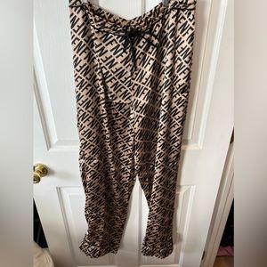 Matching pant set satin fabric